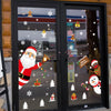 Weihnachtsfensteraufkleber Frohe Weihnachten Dekorationen für Zuhause 2024 Weihnachtsschmuck Xmas Navidad Natal Geschenke Neujahr 2025