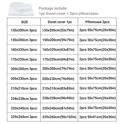 3tlg. Bettbezug-Set mit Kissenbezügen, Doppel-Bettwäsche-Set, Steppdeckenbezug Queen/King für Paar- oder Einzelbett