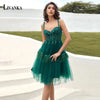 LIVANKA  Fashionable Sheath Homecoming Dresses For Women Pearls Pleat Ruched Satin Vestidos De Festa Customized Plus Size