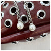 Portable Metal Stud Rivet Shoulder Bag Spicy Girl Chain Y2k Underarm Bag Punk Style Handbag Drawstring Crossbody Bag Daily