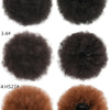 Synthetic Afro Puff Drawstring Ponytail Hair Bun 10 Inch Short Afro Kinkys Curly Afro Bun Extension Hairpieces Large Size