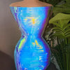 Sexy Shiny Blue Sequins Long Tube Dress Evening Prom Birthday Celebrate Dress Women Photo Shoot Wear Stage Costume Dianti