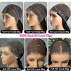 Newa Hair Human Hair HD Lace Wig With Bangs 5x5/7x5 HD Lace Closure Wig Natural Black Glueless Wigs Pre Plucked HD WIG For Women