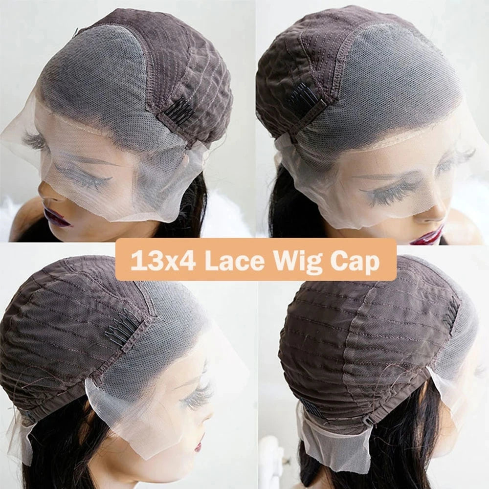 Pixie-Cut-Perücke Brasilianisch 613 Blond Glatt Seitenscheitelperücke 13x4 Kurzer Bob HD Transparente Lace-Front Echthaarperücke für Frauen
