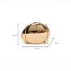Designer-Clutch in Acryl-Muschelform Gold Silber Damen Abendtasche Süße Glänzende Metall Schulter-Umhängetaschen Kleine Geldbörse