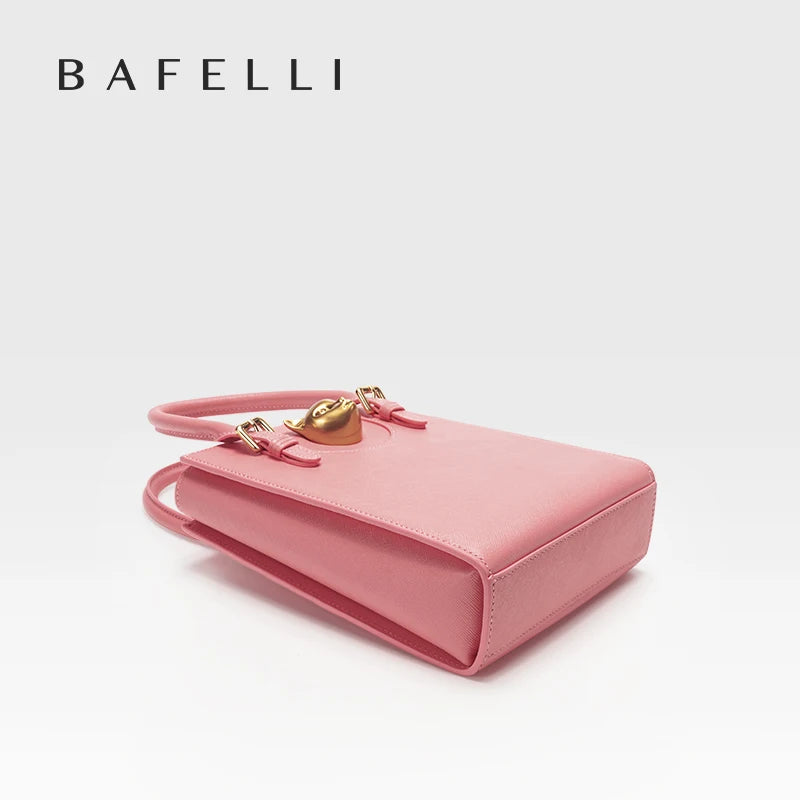 BAFELLI 2025 NEW WOMEN'S HANDBAG CAT LUXURY BRAND DESIGNER ORIGINAL STYLE TRENDING SHOULDER CASUAL BAGS MINI TOTE CROSSBODY