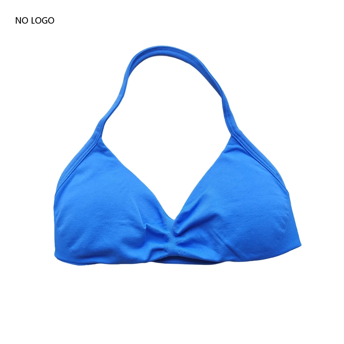 Impact Sports Bra Strappy Backless Yoga Gym Bra Removable Cups Women Workout Clothing Gym Top Halter Sport Bras