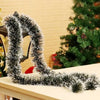 Weihnachten Grüne Zuckerrohr Bänder Girlande DIY Weihnachtsbaumschmuck Grüne Zuckerrohr Bänder Kranz Hängender Anhänger Haus Party Dekoration