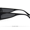 Retro Fashion Punk Square Sunglasses For Women Men Ins Popular Small Frame Silver Sun Glasses Trending Shades UV400 Ladies Eye