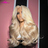 Ombre 613 Brown 13x4 13X6 Body Wave Lace Frontal Wigs Human Hair 200 Density For Black Women Brazilian Remy Hair Pre Plucked