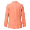 Autumn Pink Blazer Women Slim Elegant Blazers Jacket Women's Buttons Double Breasted Blazer Office Ladies Work Coats Jacket