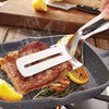 Stainless Steel Steak Clamps Kitchen Barbecue Food Flipping Spatula Tongs Clip Burgers BBQ Pizza Pies Fish Kitchen Bread Tongs