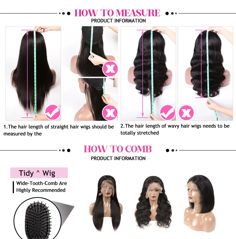 13x4 Lace Front Wig Bob Echthaar Braun Glatt 180% Dichte HD Transparent Lace Frontal Perücken Bob Haar Lace Front Perücke