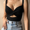 2024 Sexy Women Sleeveless Short Crop tops Ladies Vest Casual Tank Top Women's Tube Top Female Black White