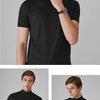 Long Sleeve T-shirt Thermal Underwear Tops Men Winter Clothes Thermal Shirt Autumn Men's Winter Tights High Neck Thin Slim Fit