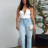 Sexy Rhinestone Mini Skirt Sets Women Strapless V-neck Backless Tube Vest Tops Hip Package Skirts 2025 Summer 2 Pieces Outfits