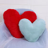 Faux Rabbit Fur Heart Pillow Decorative Pillows Plush Love Heart Shaped Fluffy Throw Pillow Cushion Valentine's Day Gifts 12/17"