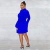 CM.YAYA Elegant Women  Blazer  Women 2022 Autumn Winter Streetwear Robe Femme Blazer Style Bodycon Midi Dress Female Clothing
