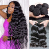 12A Brazilian Body Wave Bundles 100% Unprocessed Virgin Hair Body Wave 3 Bundles Human Hair Weave Bundles Deals Natural Black