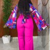 Wmstar Plus Size Two Piece Sets Wholesale Long Sleeve Print Top and Wide Leg Pants Matching Suit Fall Clothing Dropshopping