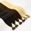50Pcs Nano Ring Human Hair Extensions Straight Remy Micro Beads Ring Hair Extension 0.5g/0.8g/1g/Strand 12-26Inch Natural Color