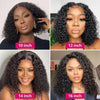 Wear And Go Water Wave Bob Lace Perücke für Frauen gelockt 6x4 Glueless Echthaar Perücke 4x4 Ready To Go Echthaar Perücken Pre-Cut Lace Perücke