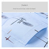 Men's Print Shirt Autumn Spring Long Sleeve Thin Non Iron Fashion Business Causal Social Anti-wrinkle Plaid Slim Fit Chemise Hom