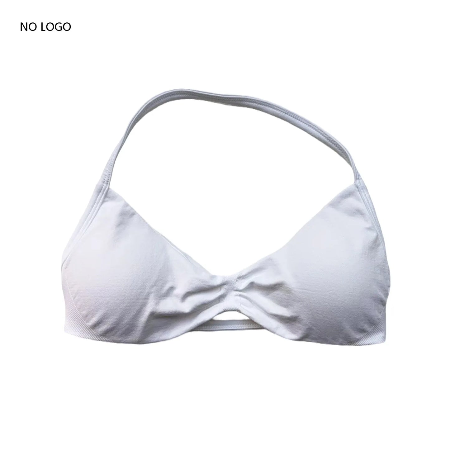 Impact Sports Bra Strappy Backless Yoga Gym Bra Removable Cups Women Workout Clothing Gym Top Halter Sport Bras
