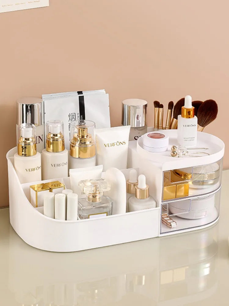 Schubladen-Kosmetikaufbewahrungsbox, Desktop-Kommode für Hautpflegeprodukte, Bürobedarf Lippenstift Make-up Box Schlafzimmer Zuhause