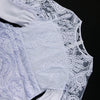 White Lace Dresses for Women Vintage Crew Neck Embroidery Tunic Package Hip Retro Elegant Midi Dress Holiday Party Wedding Gowns