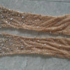 Nightclub Party Celebration Sexy Feather Rhinestone Dress Women Elastic Sleeveless Prom High Slit Dress Stage Performance Outfit