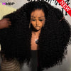 Jerry Curly 450 Density Glueless Lace Frontal Wig Human Hair Ready To Wear 360 HD Lace Frontal Wigs Pre Plucked Hair For Women