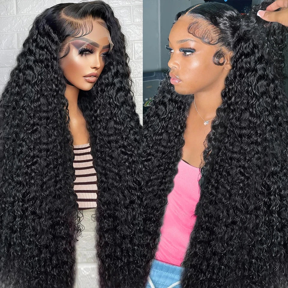 Deep Wave Human Hair Bundles 3/4 Bundles Deal Malaysian Hair Weaves 100% Rew Curly Human Hair Extensions 8-40 inch Virgin Hair
