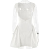 CM.YAYA Summer Women Sleeveless Elegant O-Neck Ruched A-Line Dress 2025 Beach Holiday Backless Night Club Party Dresses Vestidos