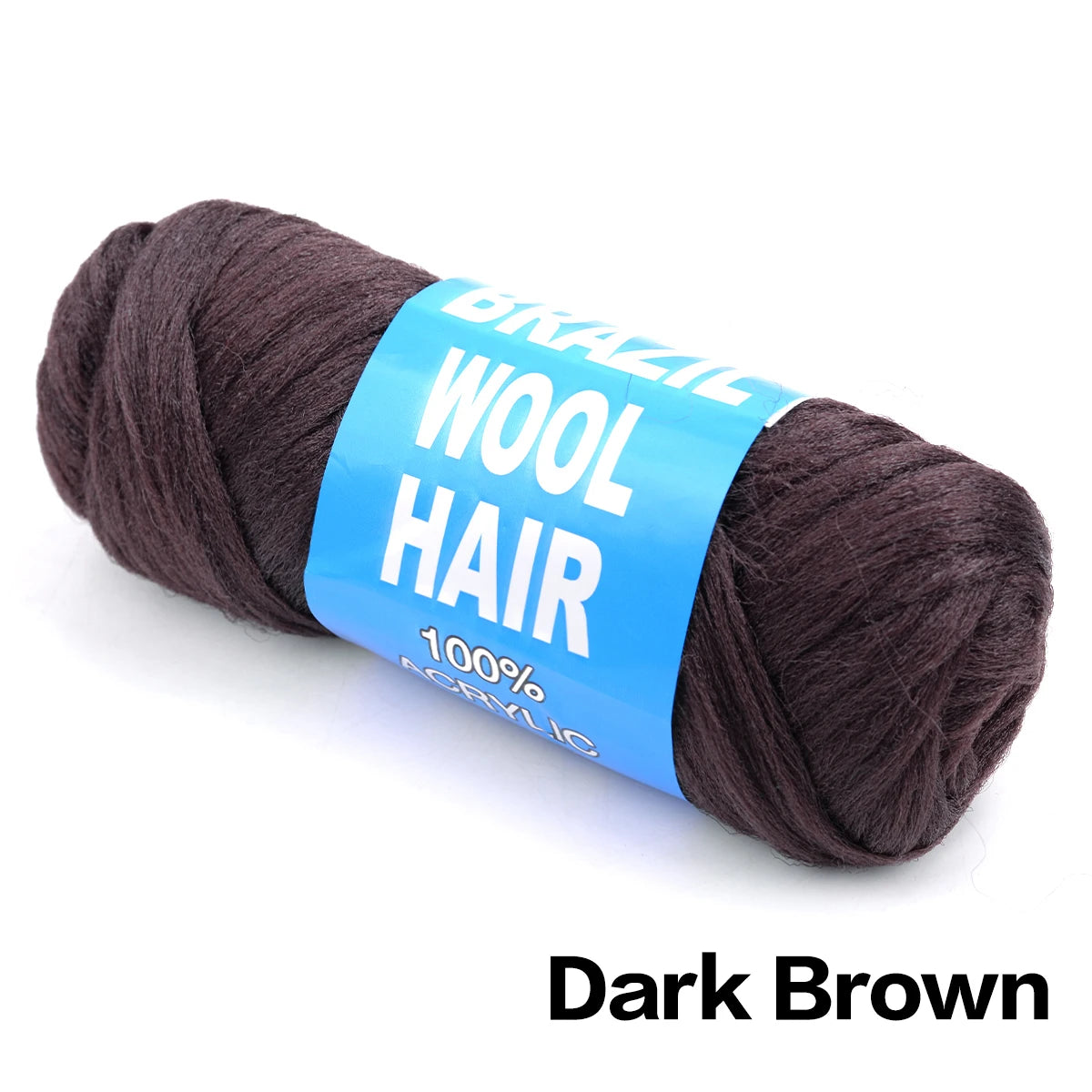 4er-Pack brasilianisches Wollhaar, synthetische Häkelhaarextensions für Frauen, afrikanisches Haargarn zum Flechten von senegalesischen Twists, Kunsthaar