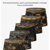 5/10er Pack Herren Boxer-Unterhosen, Schwarz Gold Bedruckt, Bequem und Vielseitig, Übergröße, Sexy, für junge Männer, Freizeit, Sport, Strandsh