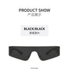 Neue Mode Bunte Sport-Sonnenbrillen Damen Cyberpunk Randlose Sonnenbrille Anti-UV Fahr-Sonnenbrille UV400 Oculos De Sol
