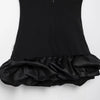 TRAFZA Sexy Solid White Flower Bud Tierred Red Mini Dress Safety Pants Women Dress New 2025 Spring Autumn Fashion Party Dress