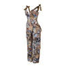 Two Pieces Women Pant Sets Print Matching Set Drawstring Pockets Sleeveless Top Elastic Waist Pants Slim Fit Casual 2026 Spring