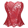 Hollow Out Corset Tops Irregular Hem Fishbone Underbust Top Slim Bandage Shapewear Bustier Korset Costumes Evening Party Corset