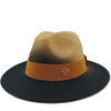 Low price wholesale Fedora hats men's and women's jazz hats red and white new tie dyed Fedora hats autumn classic hats sombrero