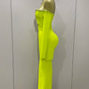 Sexy Off Shoulder Luxury Diamonds Long Bodycon Bandage Dress 2025Women Celebrity Elegant Prom Gown Birthday Club Cocktail Dress