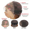 Loose Wave Chocolate Brown Short Bob Wigs 250% Density 13x4 HD Lace Front Wig 100% Human Hair Body Wave Bob Wigs For Women