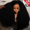 Jerry Curly 450 Density Glueless Lace Frontal Wig Human Hair Ready To Wear 360 HD Lace Frontal Wigs Pre Plucked Hair For Women