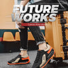 Men's Casual Thick Soled Sneakers Breathable Shoes New Autumn Men Slip on Antiskid Walking Flats Shoes Fashion Vulcanized Shoes
