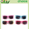 2024 Neue trendige coole bunte glänzende quadratische Sonnenbrille für Kinder Mädchen Trendige modische süße Sonnenbrille Kinderbrille
