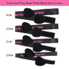 Lace Melting Band With Ear Cover Elastic Band For Wigs Black Wigs Edge Wrap To Lay Edges Wig Headband Lace Frontal Band