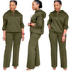 CM.YAYA Long Sleeve Women Set Loose Long Sleeve Hoodies Pant Suits 2024 Spring 2 Two Piece Sets Sporty Tracksuits Street Outfits