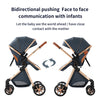 Kinderwagen 3 in 1 Kinderwagen für Babys, leichte Buggys, Babykutsche, ISOFIX BASIS, Baby Reisekinderwagen, Neugeborenenkinderwagen