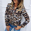 Women's Hot Style Baseball Uniform Fashion Leopard Print Loose Collar Zipper Cardigan Jacket Ladies Sport Jacket Tops Clothes